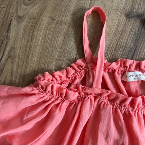 Sophie Rue Coral Top with Bell Sleeves Size M - Picture 4 of 12